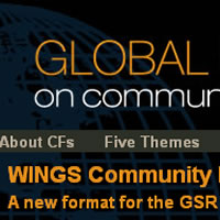Website for the WINGS Global Status Report on Community Foundations